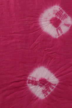 Admyrin Bright & Beautiful Dual Colour Chanderi Cotton Tie & Dye Printed Dupatta