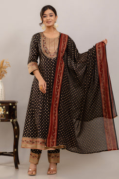 Admyrin Rayon Cotton Trendy Fashioner Readymade Anarkali Suit
