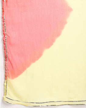 Admyrin Pure Cambric Cotton Embroidered Kurta Set With Dupatta
