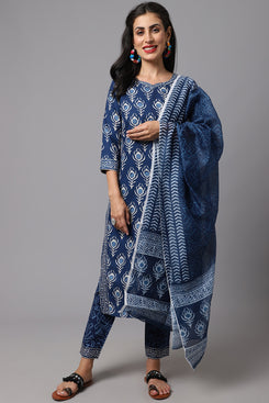 Admyrin Blue Rayon Traditional Function Wear Ready to Wear Salwar Suit